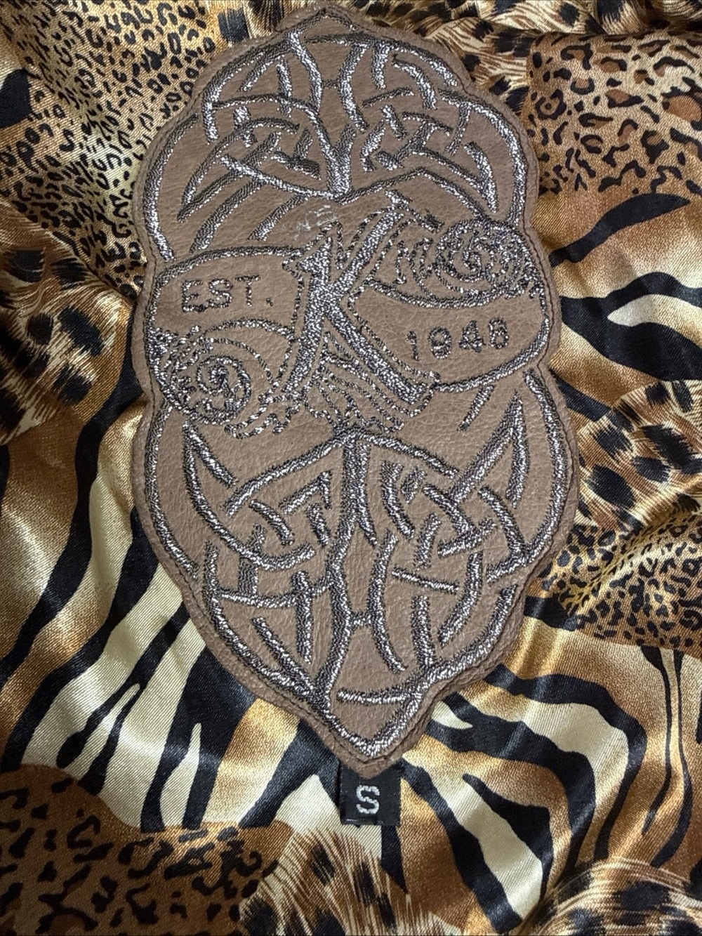Kippy’s Original Vintage Women's Sz S Genuine Leather Jacket Rhinestone Cowgirl - Picture 12 of 16